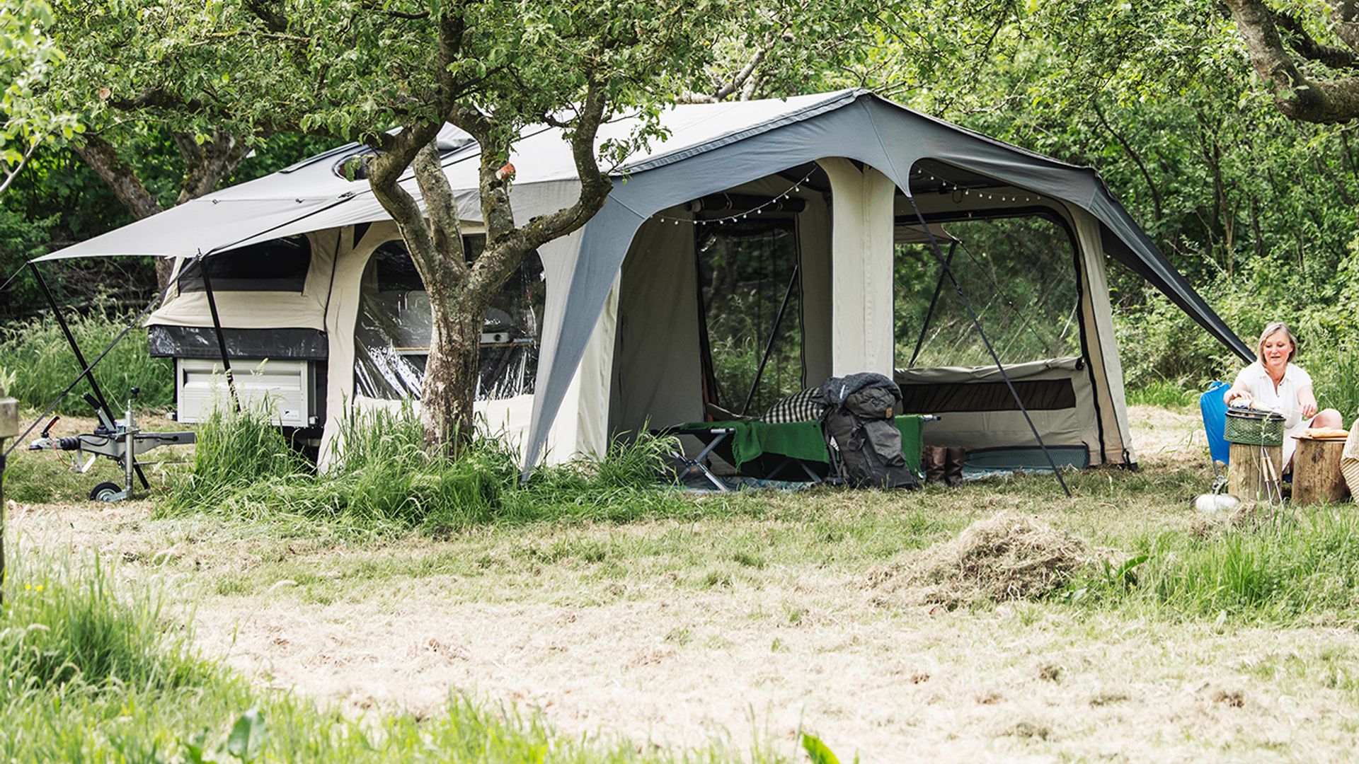 biwak-zelt WECHSEL Trekkingzelt Exogen 3 Personen Geodt Camping Fahrrad Biwak Ze